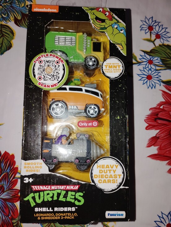 Nickelodeon Other - Teenage Mutant Ninja Turtles Shell Riders 3-Pack Toy Vehicles - Nickelodeon